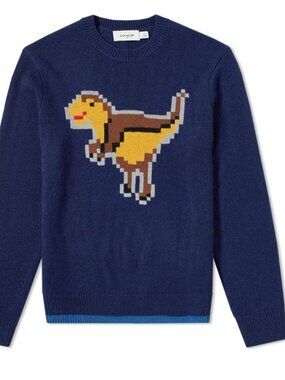 Coach Pixel Rexy Crew Knit